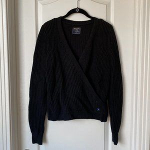 NWT Abercrombie & Fitch Black Sweater